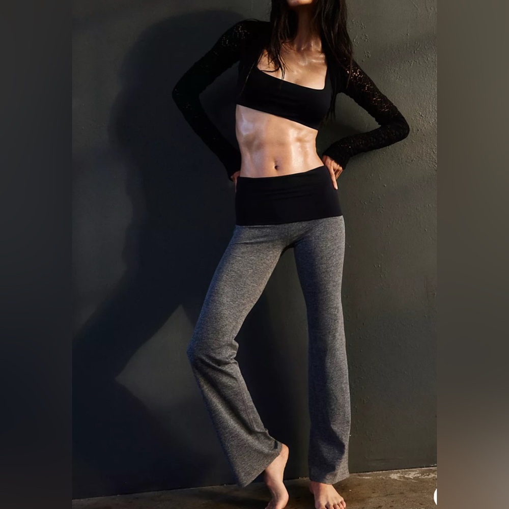 Free people Movement Never Better Heather Blocked
Foldover Pants